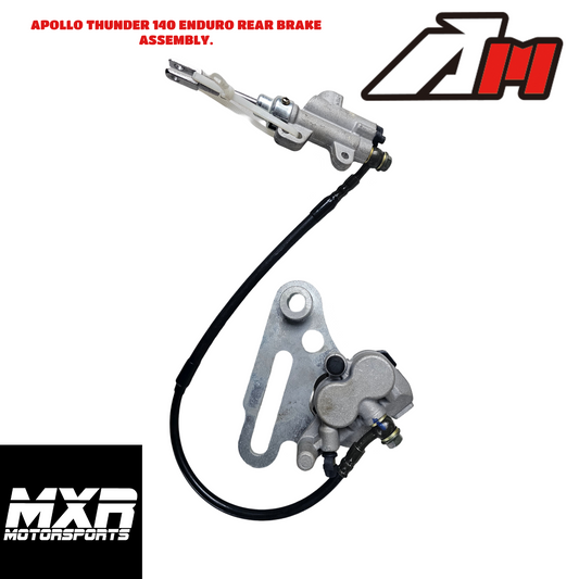 Apollo Moto Thunder 140 Enduro REAR BRAKE ASSEMBLY.