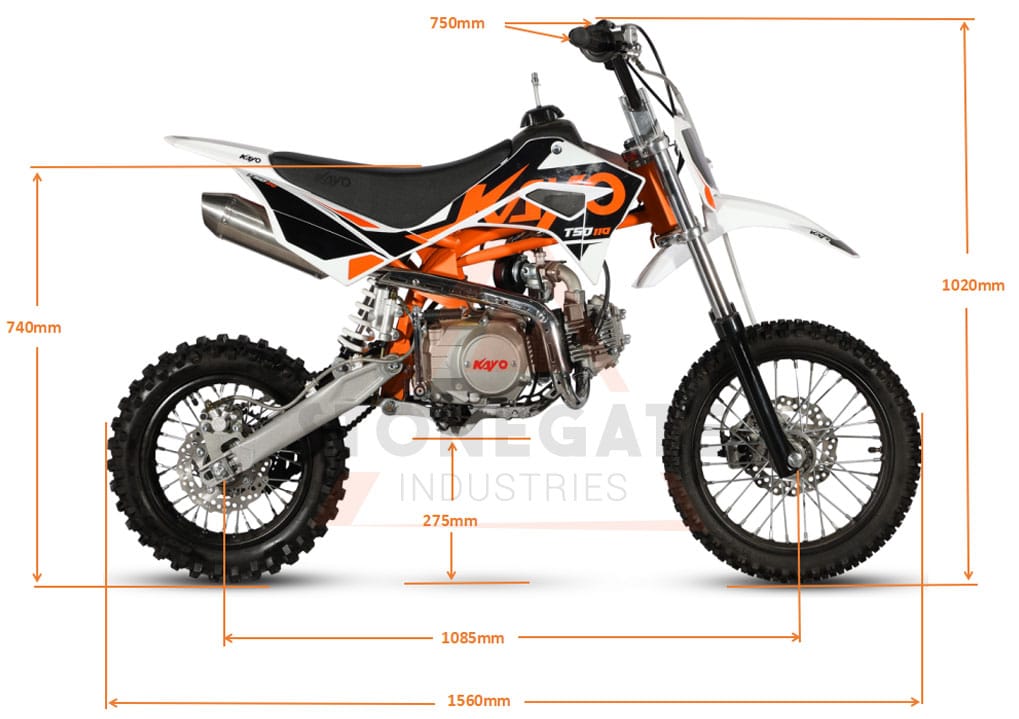 2024 KAYO TSD110 KIDS SEMI AUTO DIRT BIKE E-START 😎😎😎